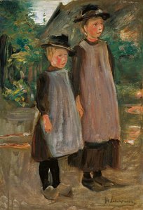 Deux enfants hollandais - Deux sœurs